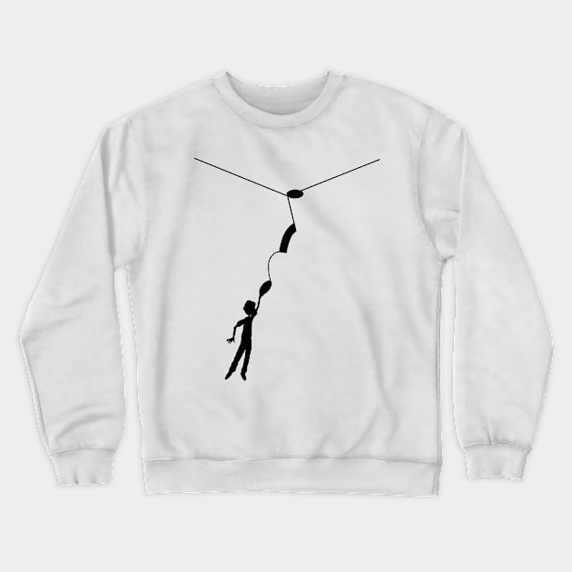 Hooked on the music note Crewneck Sweatshirt by DarkoRikalo86